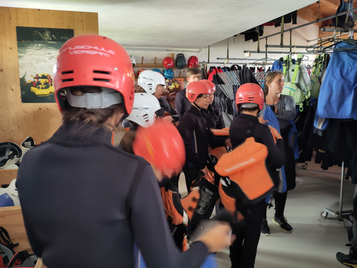 Rafting sil Rein